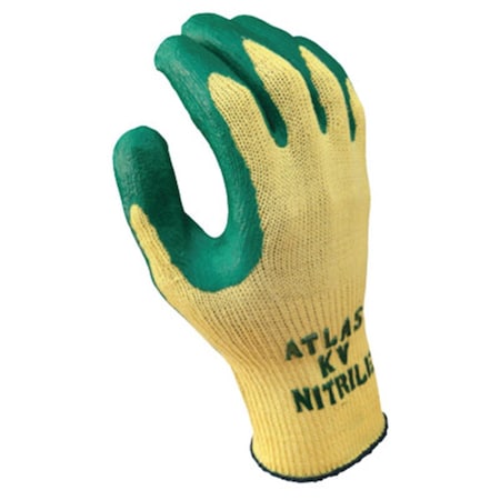 Keen Disposable Nitrile Palm Coating - Yellow & Green - Extra Large KE3686479